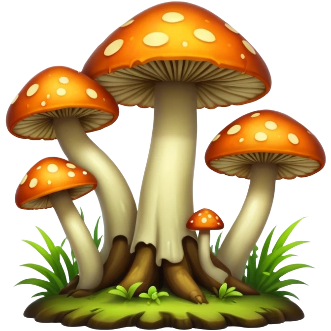a glowing fungal forest, zangarmarsh emoji