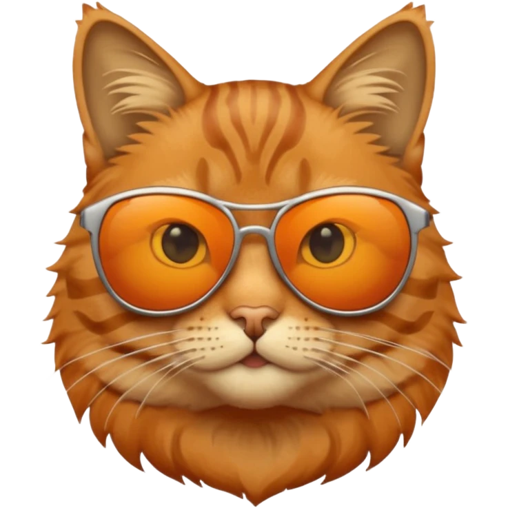 Cat wearing sunglasses emoji