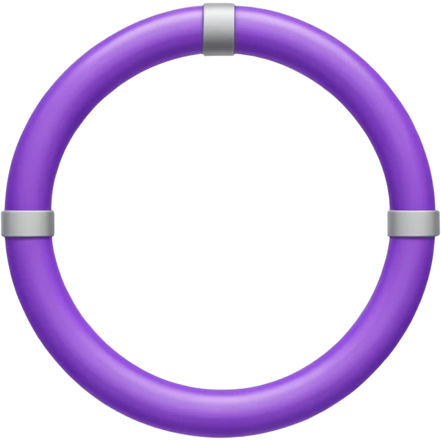 purple hula hoop emoji
