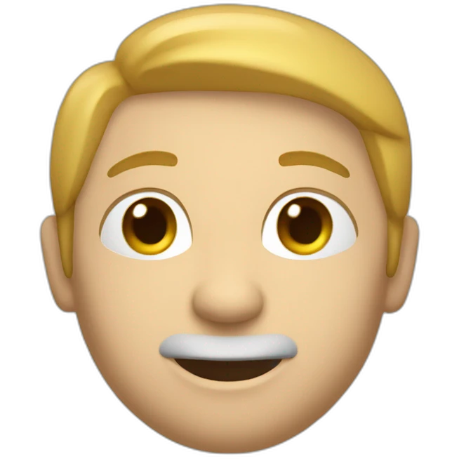 muñeco de goma blanco emoji
