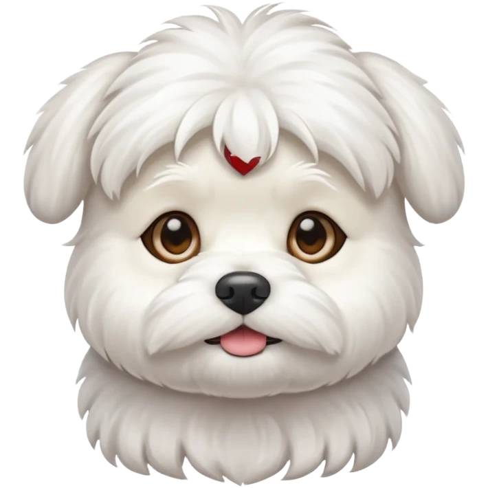 white Maltese dog emoji