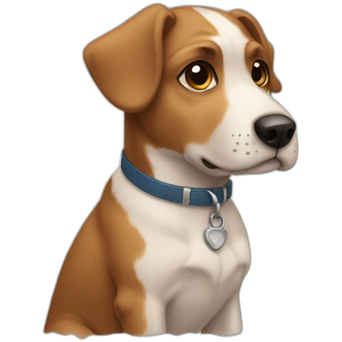 a dog emoji