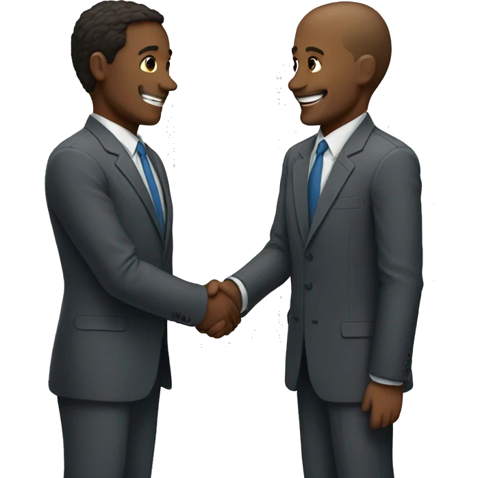 people shaking hands emoji