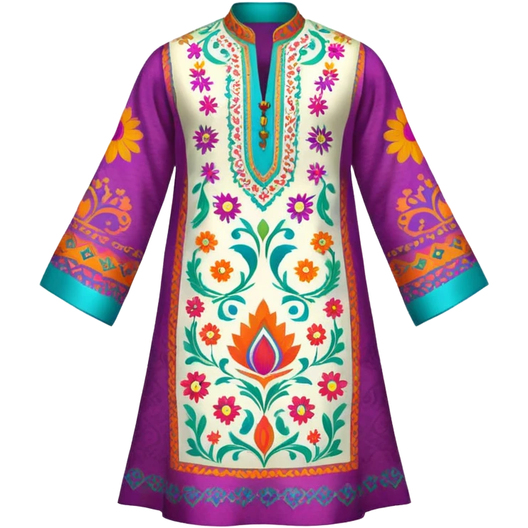 colorful kurta emoji