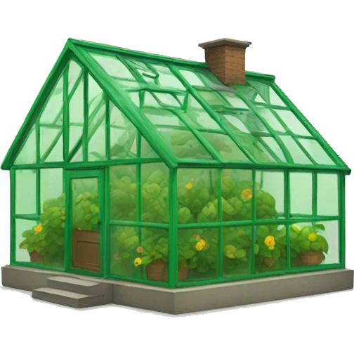 Green house emoji