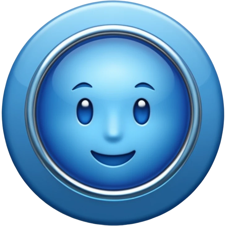 Badge Bleu vérifier emoji