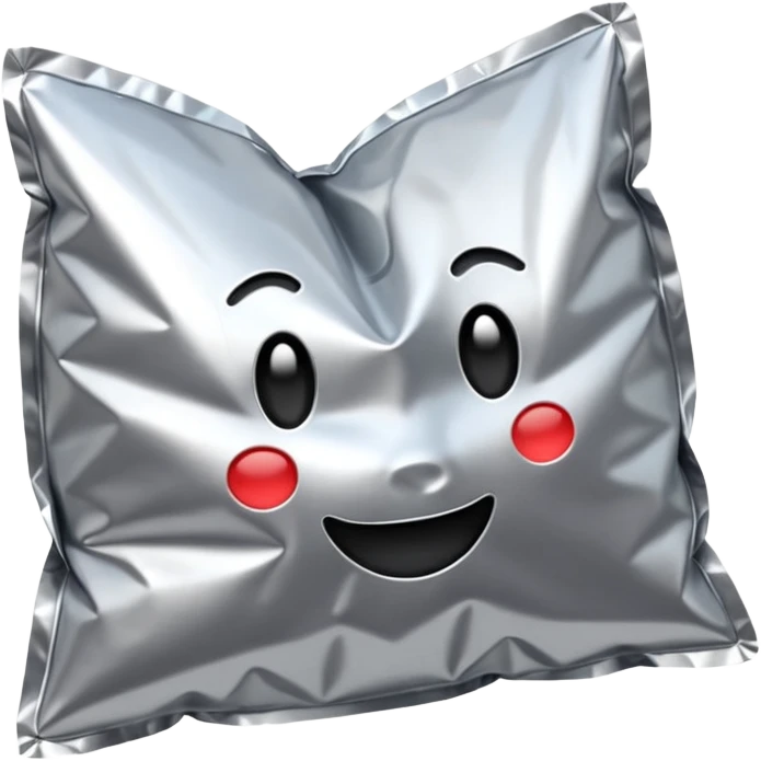 silver foil pack emoji
