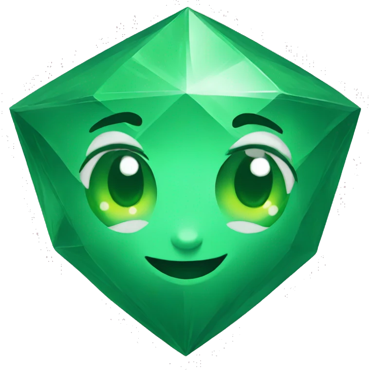 green diamind emoji