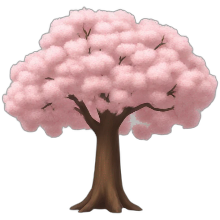 Sakura pink Tree/shaft Attack On Titan  emoji
