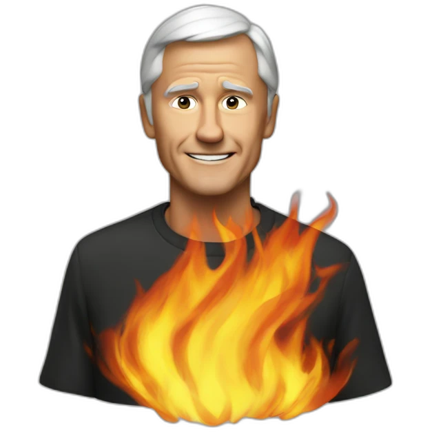 john paul 2 on fire emoji