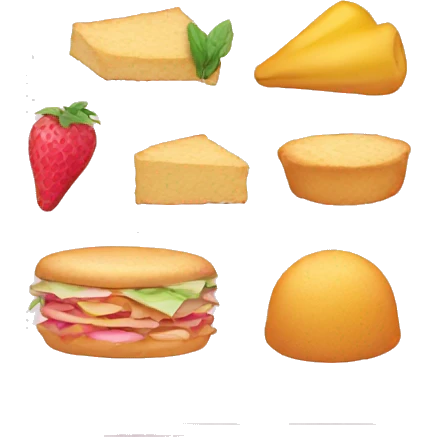 Light pink food tray emoji