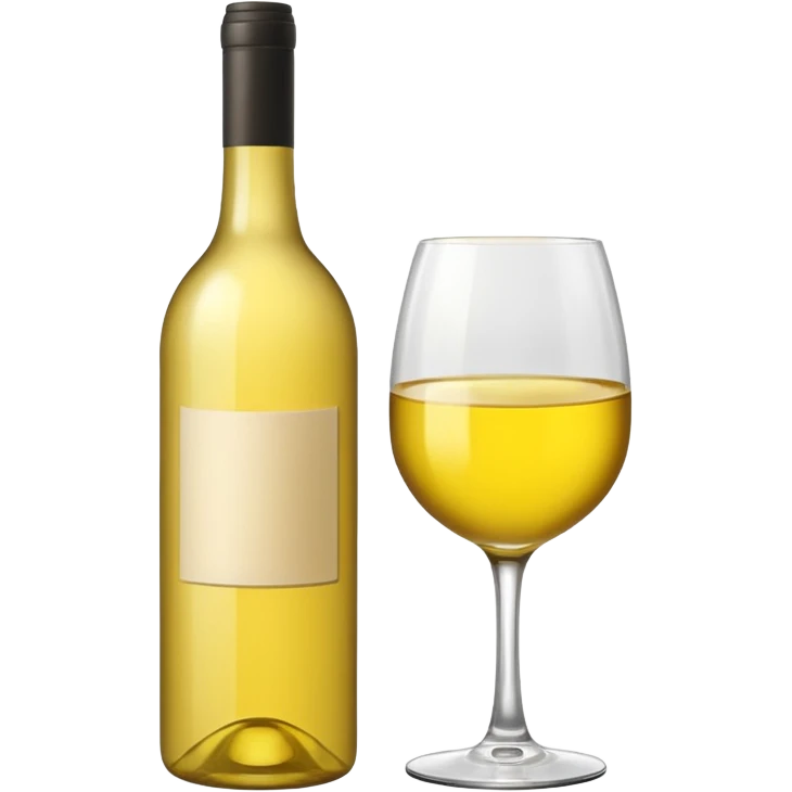 Yellow wine bottle  emoji