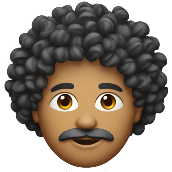 métis qui a des curly et fais du basket emoji