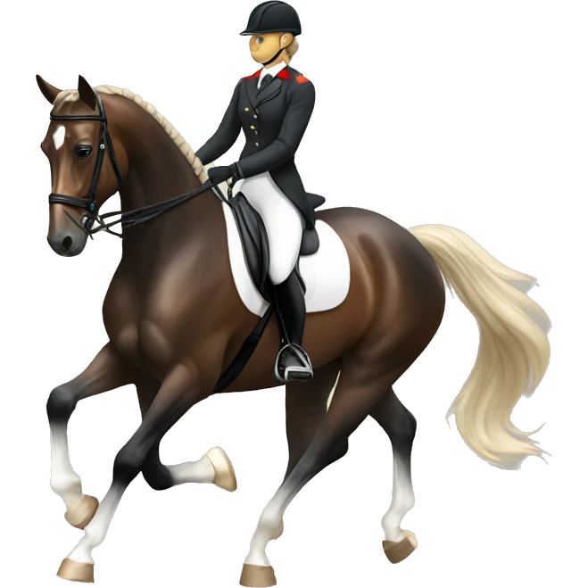 dressage horse  emoji