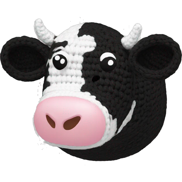 cow crochet emoji