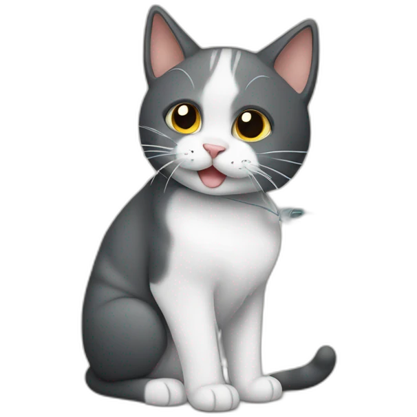 cat holding wire emoji