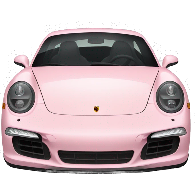 Light pink Porsche  emoji
