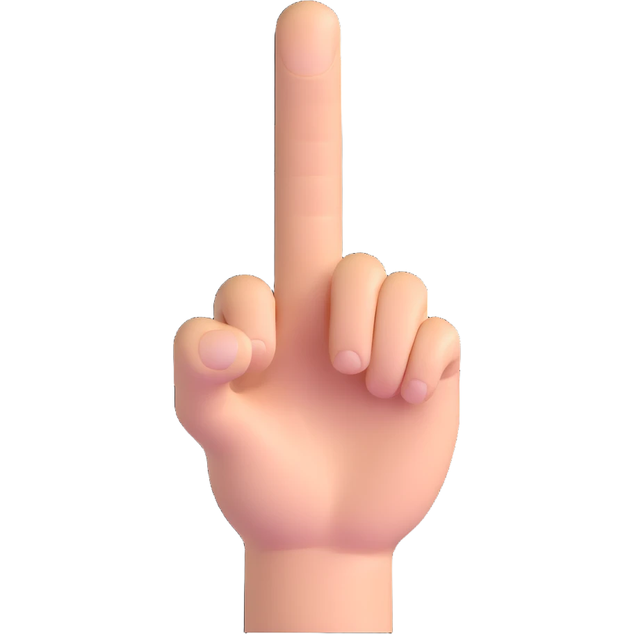 finger cursor emoji
