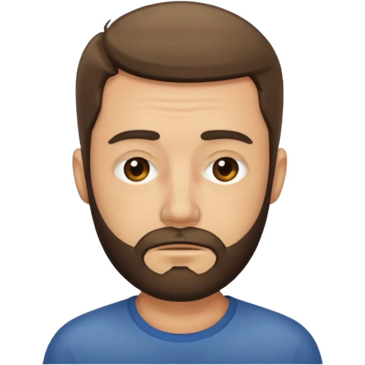 dirty short beard emoji