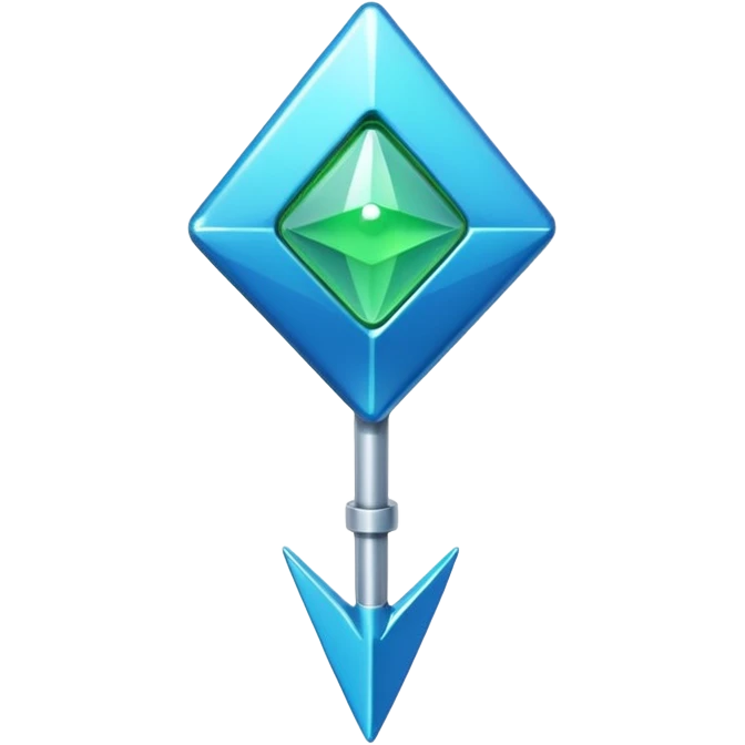 Une flèche qui fait un tour sur elle même pour relancer une partie/ gamer/ futuriste/ VR emoji