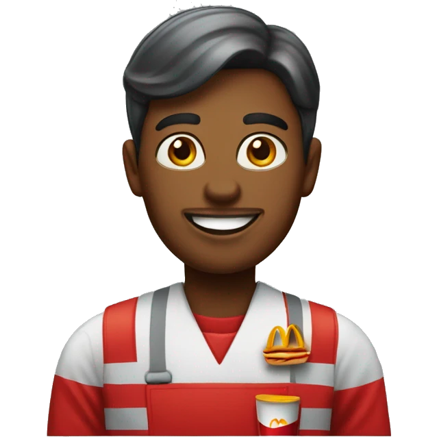 mcdonald’s worker emoji