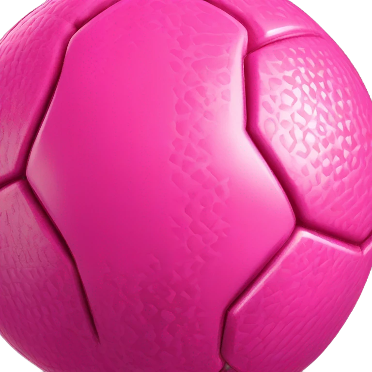 Pink football emoji