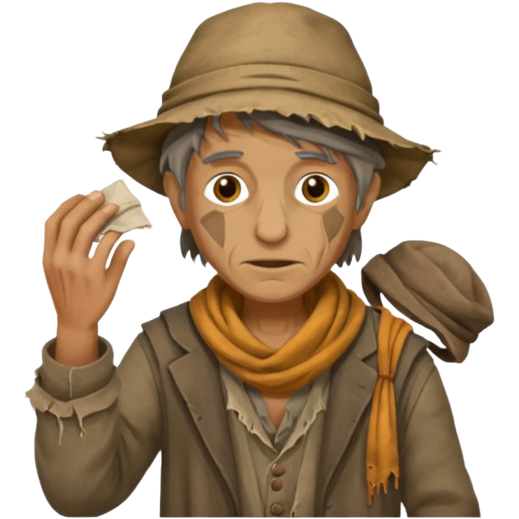 beggar  emoji