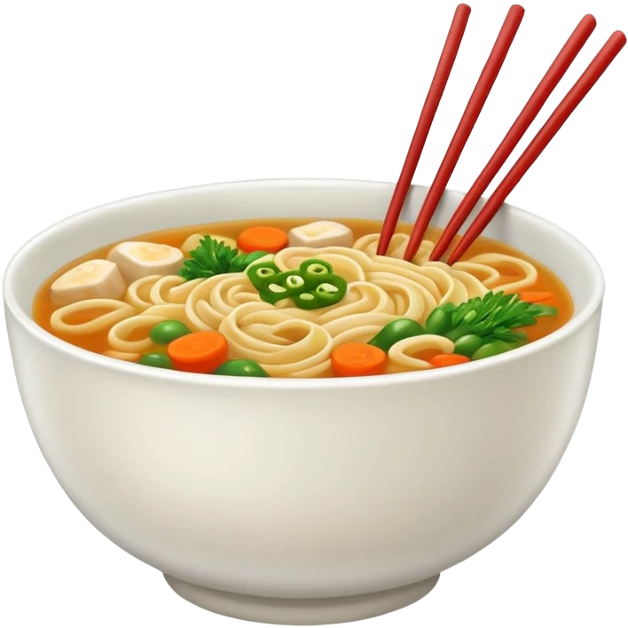 noodles and soup emoji