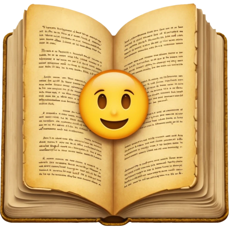 An open book emoji