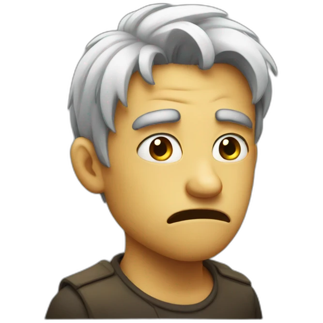 disgusted emoji
