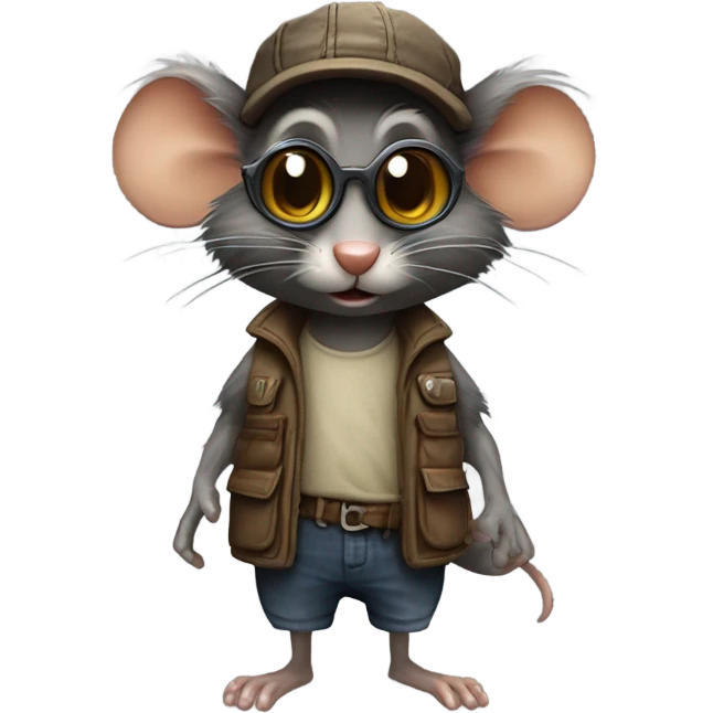 Carl the sewer rat from npcs are becoming smart 2 emoji