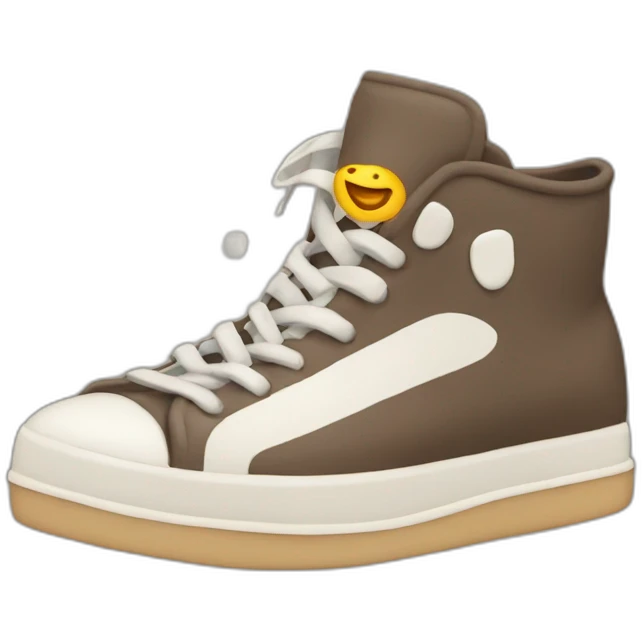 Shoe in the soup emoji