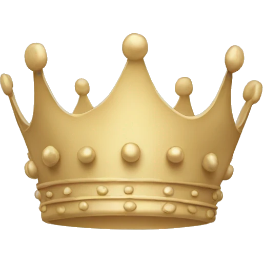 cream crown emoji