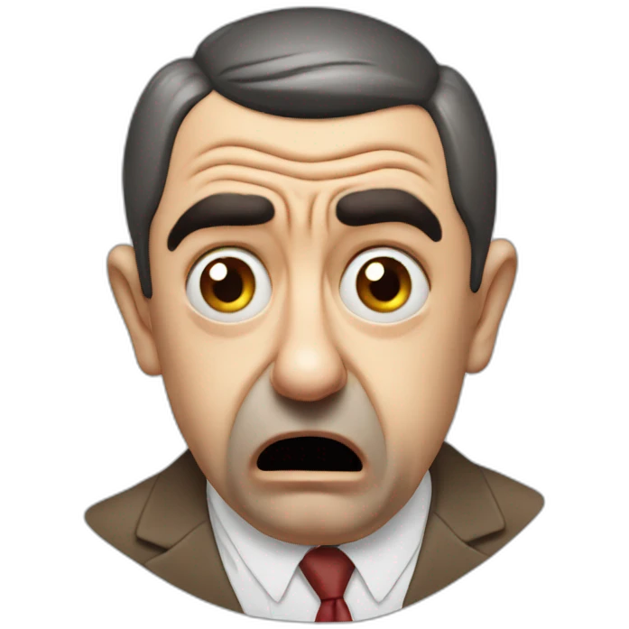 mr bean crying emoji