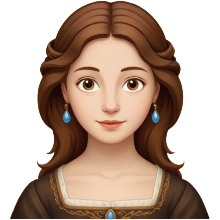 Renaissnace Mona Lisa painting emoji