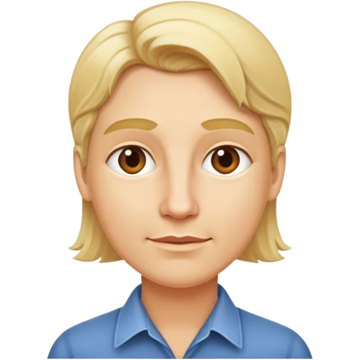 blonde haired, mid 50s developer emoji