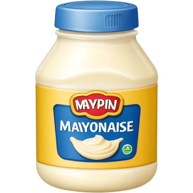 bustina monoporzione di maionese emoji