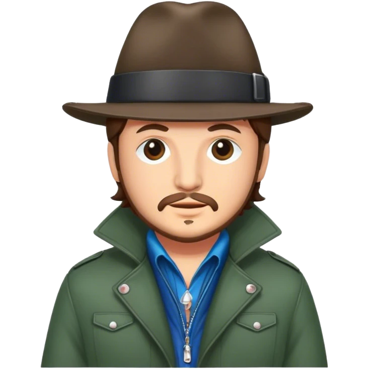 zucchero fornaciari wearing a hat in a jacket emoji