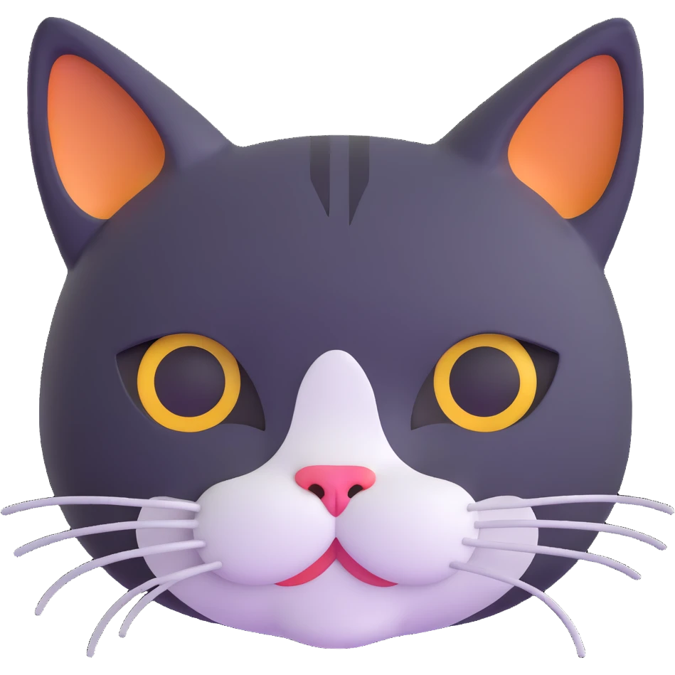 cute cat face emoji