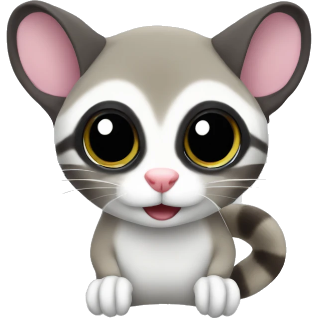Sugar glider with mittens emoji