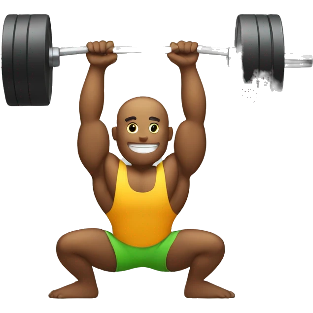 Weight lifting emoji