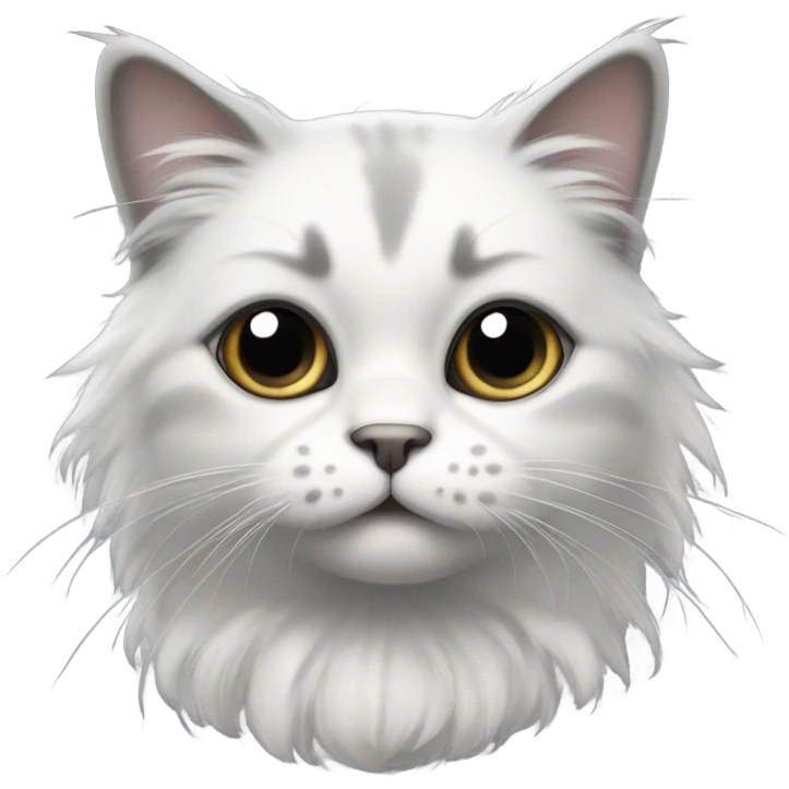 Cute sad cat emoji