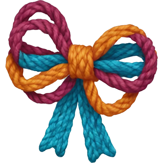 Yarn bow emoji