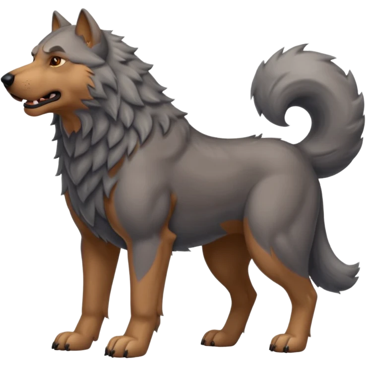 Dire wolf emoji