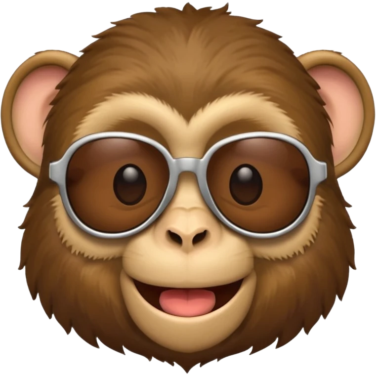  monkey with sun glasses  emoji