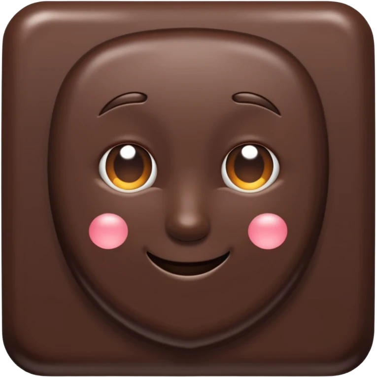 1-2 squares dark chocolate emoji