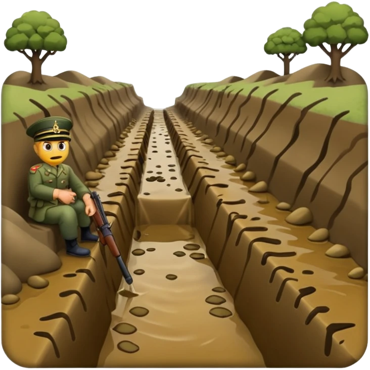 military ditches emoji