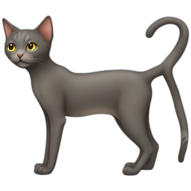 skinny cat emoji