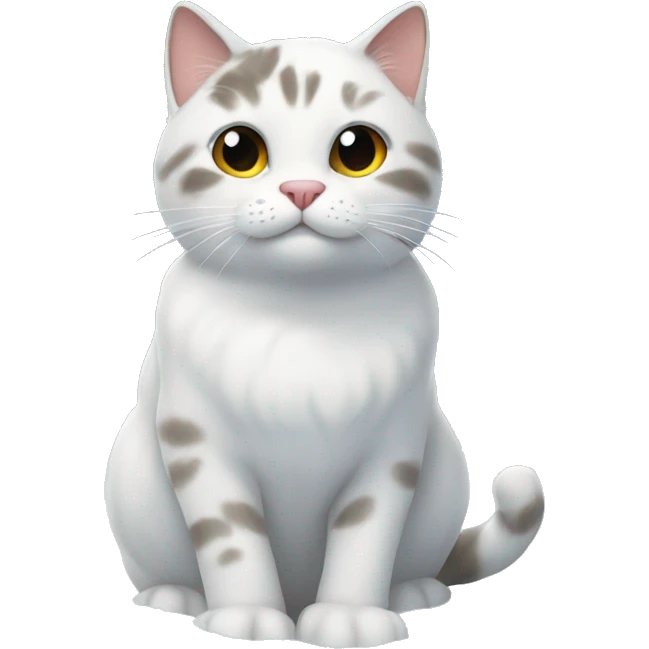 Cat in the snow emoji