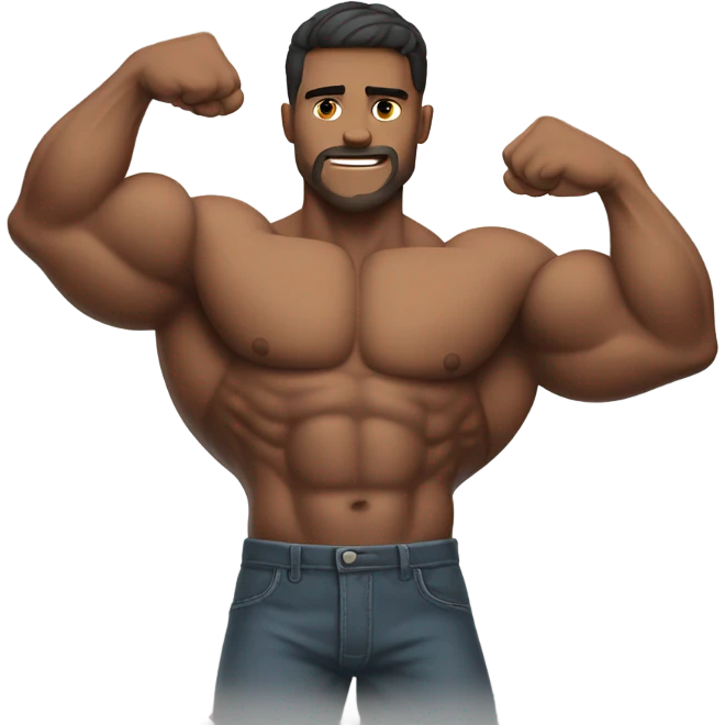 Strong man emoji